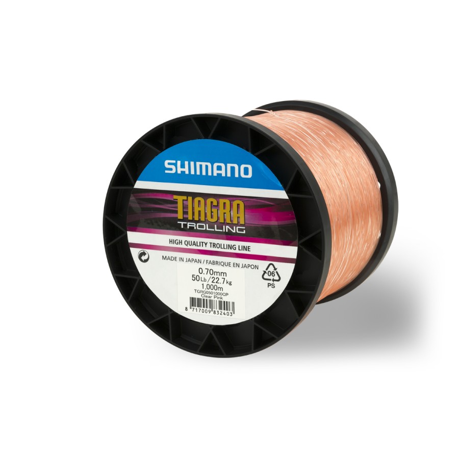 SHIMANO TROLLING CLEAR PINK 20LB 1000MT