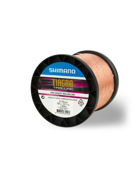 SHIMANO TROLLING CLEAR PINK 20LB 1000MT