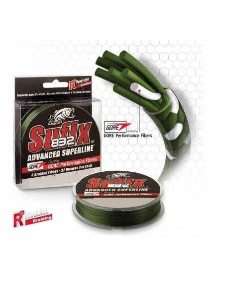 SUFIX 832 GREEN 120MT 0.18MM