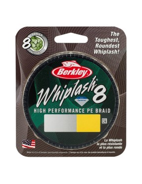 BERKLEY WHIPLASH 8 YELLOW 300MT 0,14MM