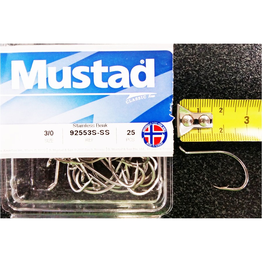 MUSTAD SERIE 92553S N.3/0