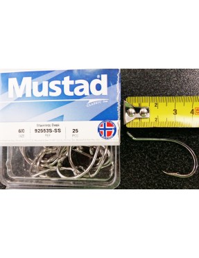 MUSTAD SERIE 92553S N.6/0