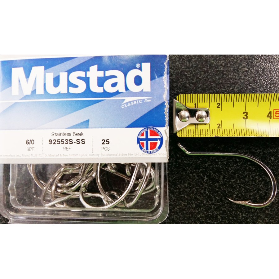 MUSTAD SERIE 92553S N.6/0