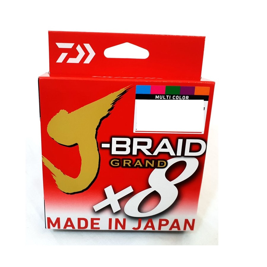 DAIWA J BRAID GRAND 8X 300MT 0,22MM MULTICOLOR