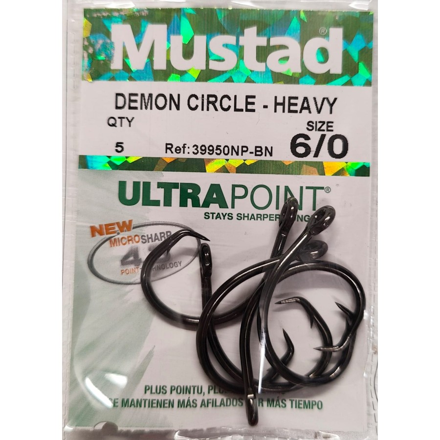 MUSTAD DEMON CIRCLE 39950 NP BN N.6/0
