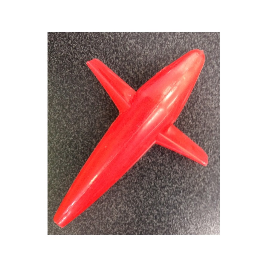 BIRD 10CM ROSSO FLUO