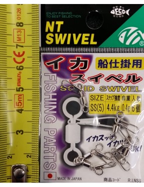 NT SVIWEL SQUID SNAP SS (6PZ)
