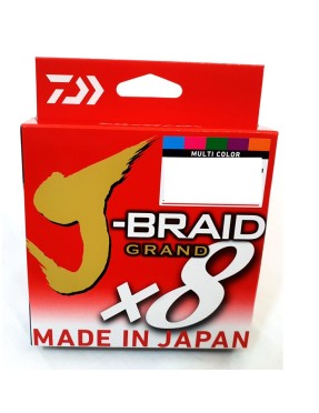 DAIWA J BRAID GRAND 8X 300MT 0,24MM MULTICOLOR