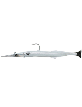 SAVAGE SALT 3D NEEDLEFISH PULSETAIL 23CM 55G WHITE SILVER