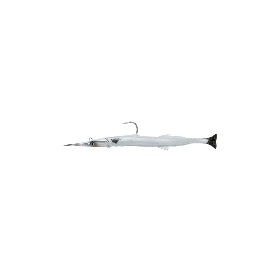 SAVAGE SALT 3D NEEDLEFISH PULSETAIL 23CM 55G WHITE SILVER