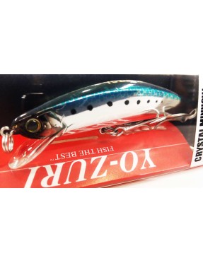YO ZURI CRYSTAL MINNOW FLOATING 90MM HSIW