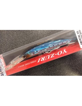 YO ZURI F1154 CRYSTAL MINNOW DEEP DIVER 3D 150MM GHIW