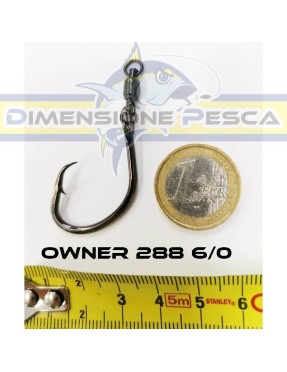 FISH HOOK OWNER 288 CON GIRELLA 6/0