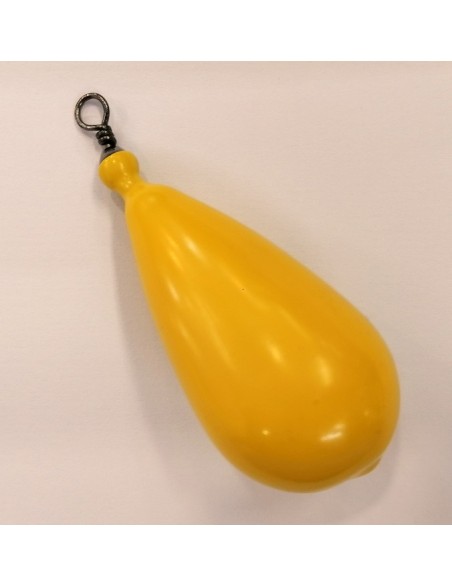 PIOMBO PERA PLASTIFICATO GIALLO CON GIRELLA GR 125