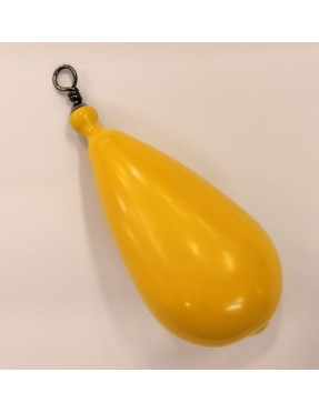 PLASTICIZED PEAR LEAD WITH SWIVEL YELLOW GR 60