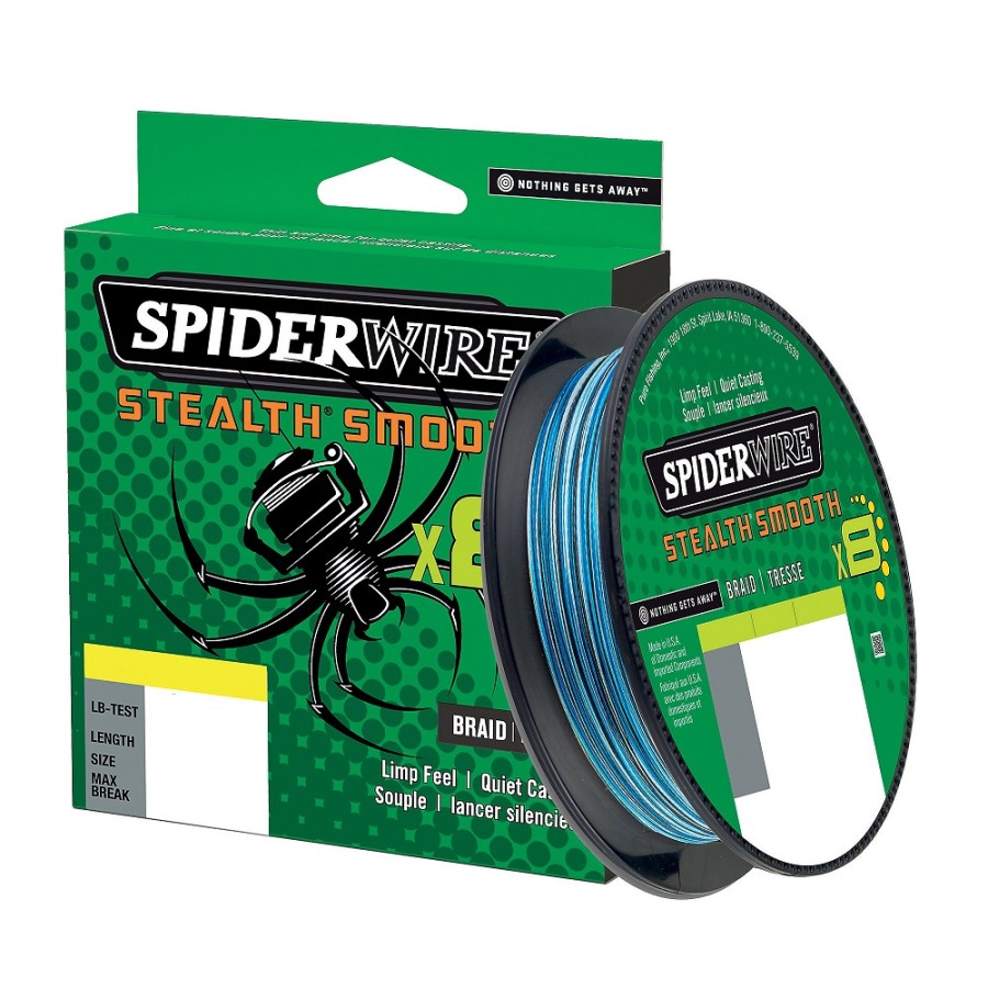 SPIDERWIRE STEALTH SMOOTH X8 BLUE CAMO 150MT 0,07MM