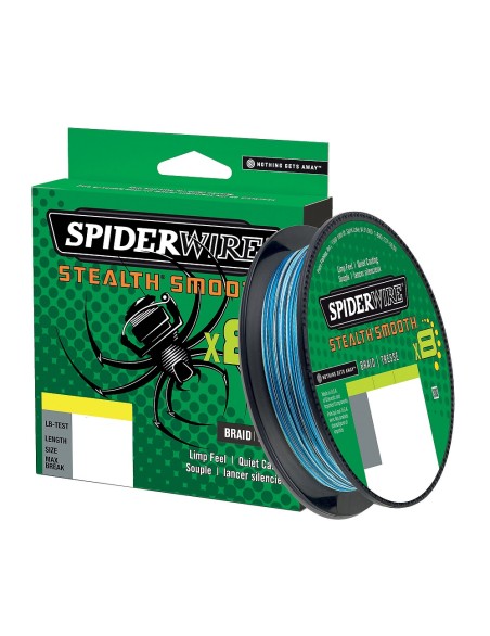 SPIDERWIRE STEALTH SMOOTH X8 BLUE CAMO 300MT 0,11MM