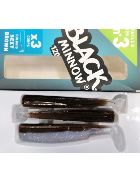 BLACK MINNOW N.3 120MM SEXY BROWN (CODA) 3PZ