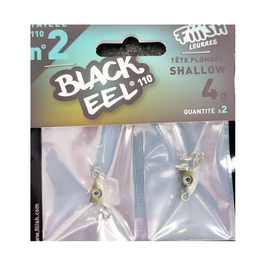 BLACK EEL 110MM SHALLOW 4GR(TESTA) 2PZ
