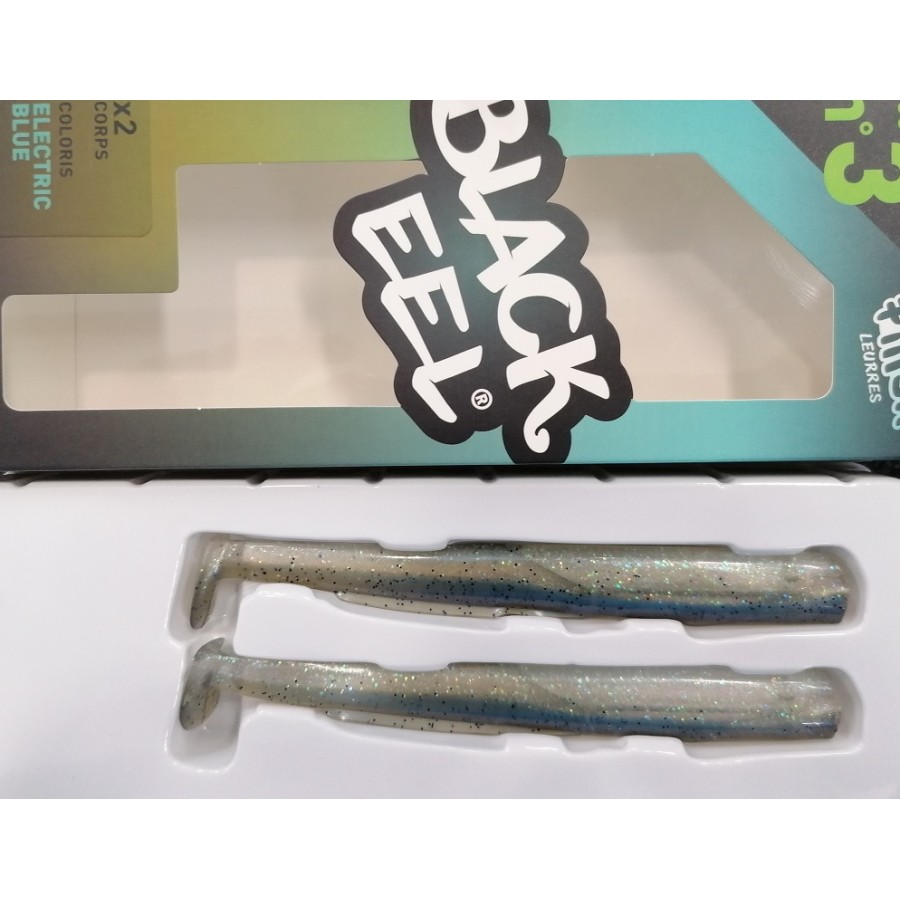 BLACK EEL 150MM ELECTRIC BLUE (CODA) 2PZ