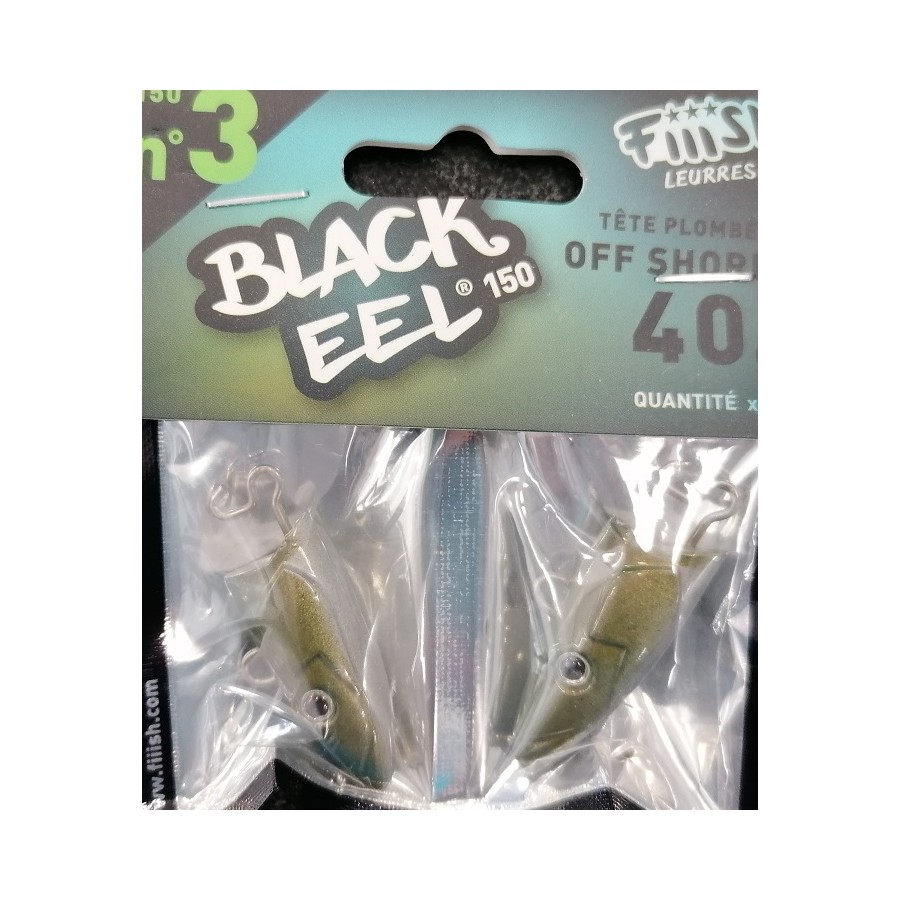 BLACK EEL 150MM OFF SHORE 40G (TESTA) 2PZ