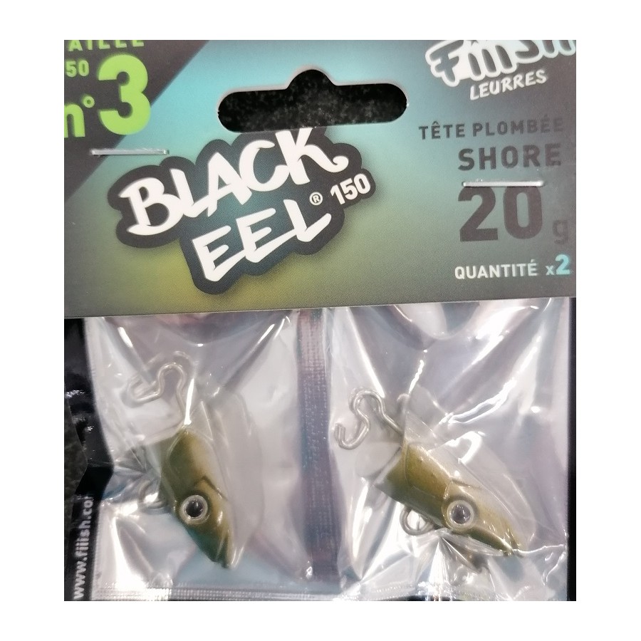 BLACK EEL 150MM SHORE 20G (TESTA) 2PZ