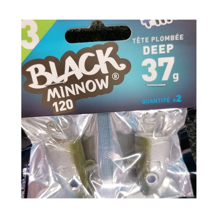 BLACK MINNOW 120MM DEEP 37G (TESTA) 2PZ