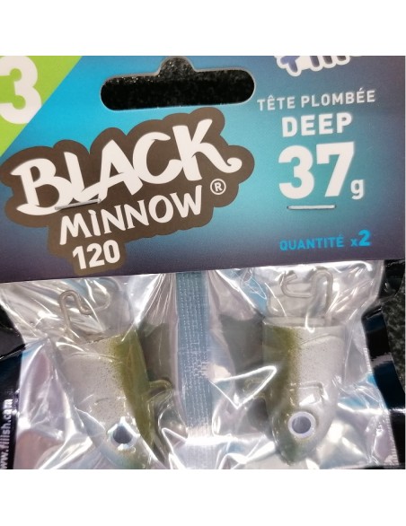 BLACK MINNOW N.3 DEEP 37G (TESTA) 2PZ