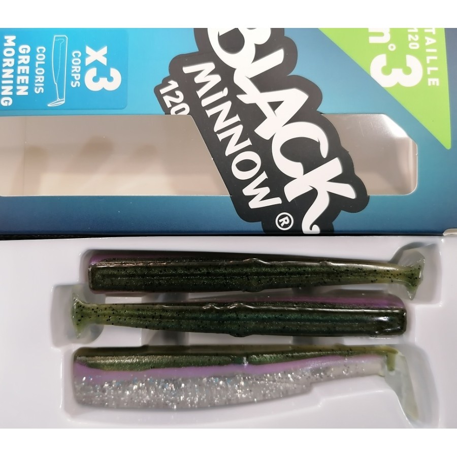 BLACK MINNOW 120MM GREEN MORNING (CODA) 3PZ
