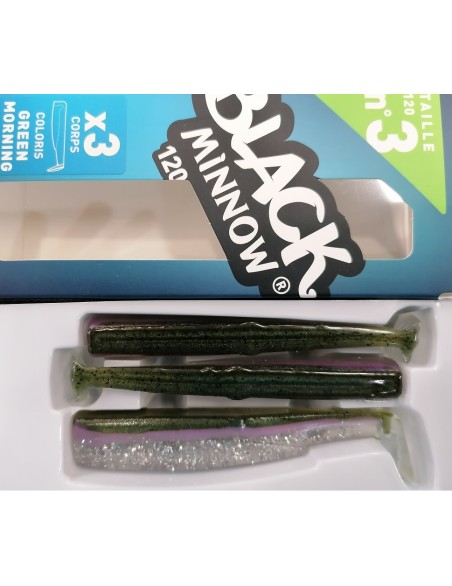 BLACK MINNOW N.3 120MM GREEN MORNING (CODA) 3PZ