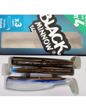 BLACK MINNOW 140MM CLEAR BROWN (CODA) 3PZ