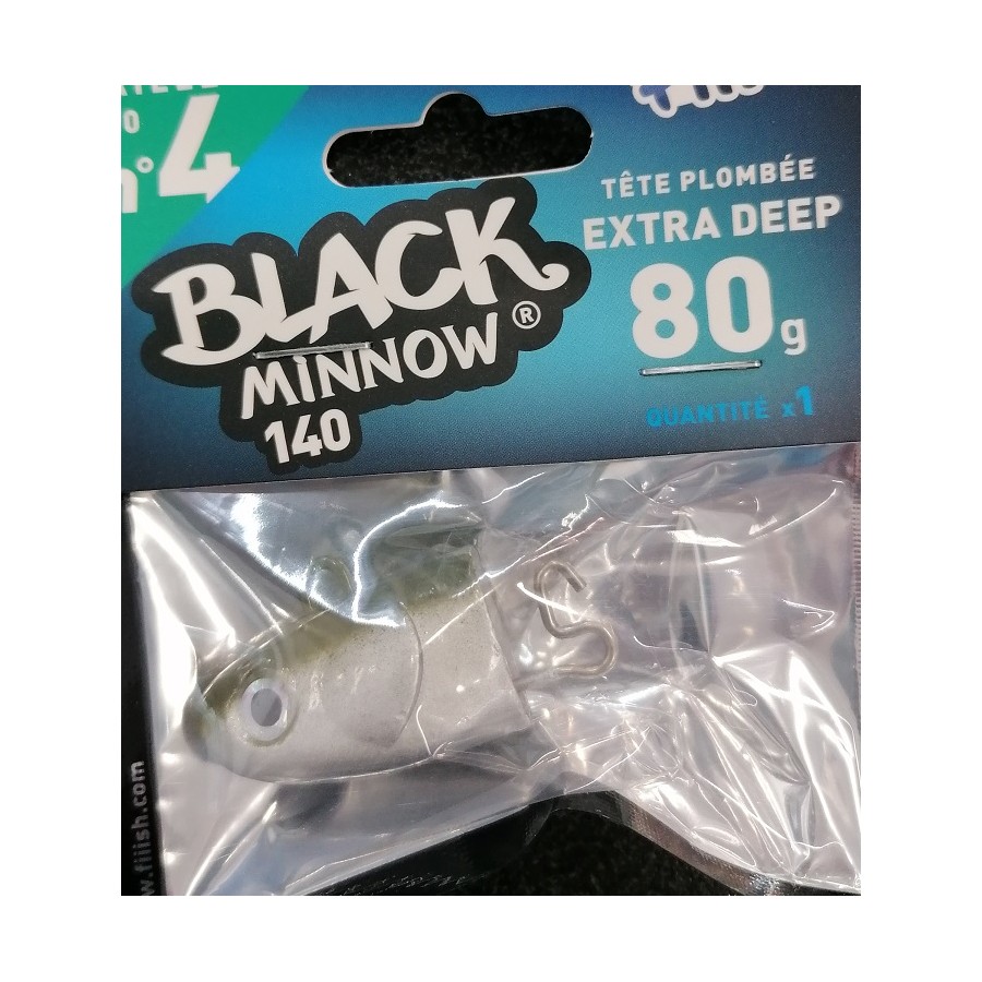 BLACK MINNOW 140MM EXTRA DEEP 80G (TESTA) 1PZ