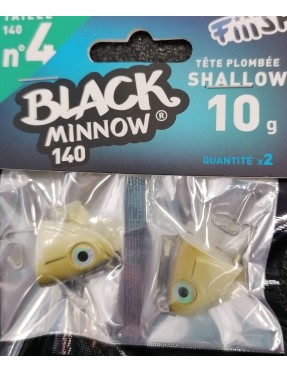 BLACK MINNOW 140MM SHALLOW 10G (TESTA) 2PZ