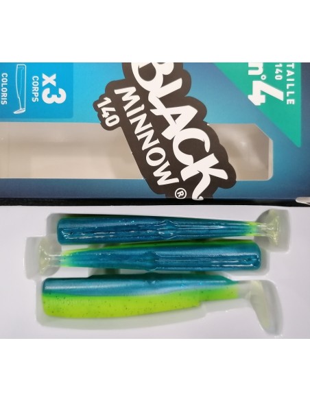 BLACK MINNOW 140MM SLEEPY GREEN (CODA) 3PIEZAS