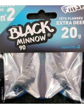 BLACK MINNOW N.2 EXTRA DEEP 20G (TESTA) 2PZ