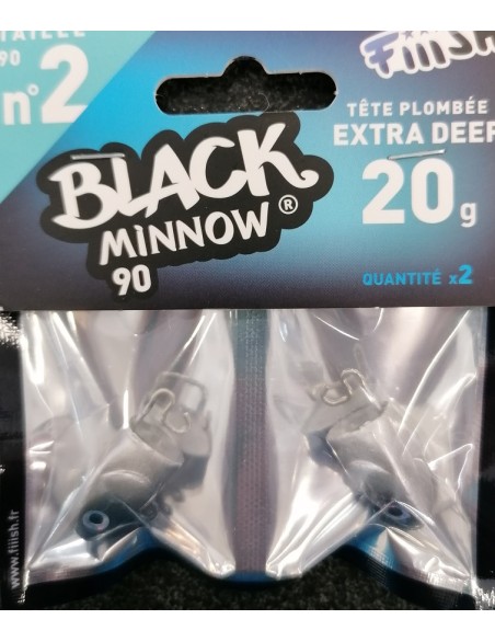 BLACK MINNOW N.2 EXTRA DEEP 20G (TESTA) 2PZ