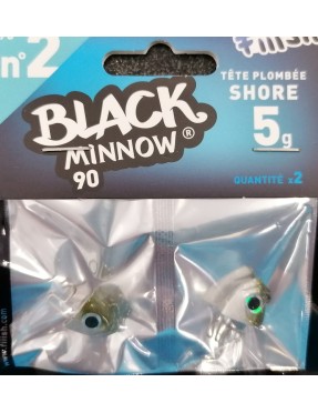 BLACK MINNOW N.2 SHORE 5G (TESTA) 2PZ