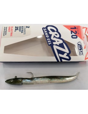 FIIISH CRAZY SAND EEL 120MM 25GR ELECTRIC GREY (COMBO 2 PZ)