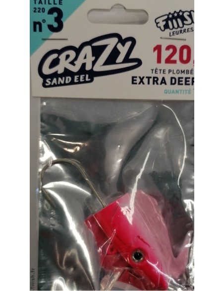 FIIISH CRAZY SAND EEL TESTA N.3 120G (1PZ)