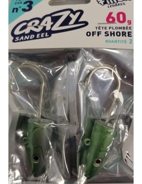 FIIISH CRAZY SAND EEL TESTA N.3 60G (2PZ)