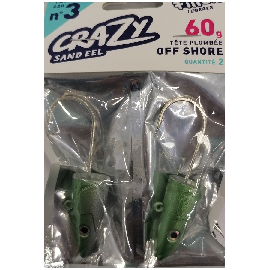 FIIISH CRAZY SAND EEL TESTA N.3 60G (2PZ)