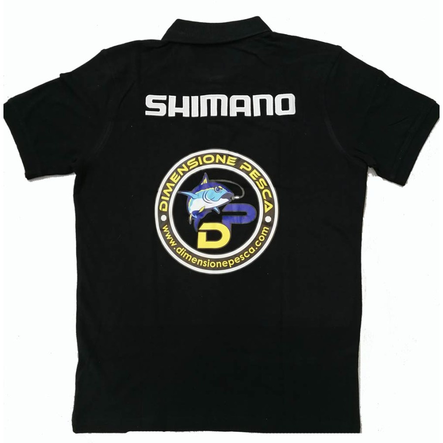 POLO BLACK SHIMANO SIZE S