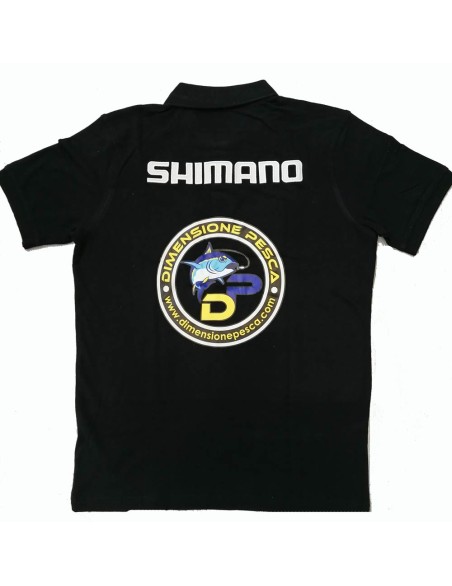 POLO BLACK SHIMANO SIZE S