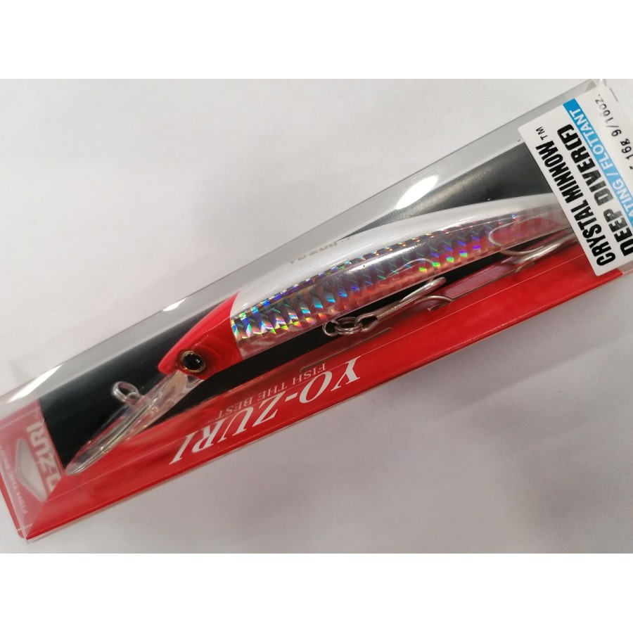 YO ZURI R539 CRYSTAL MINNOW DEEP DIVER 110MM GHRH