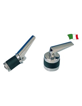 TAPPO A LEVA REGOLABILE OTTONE CROMATO 22MM