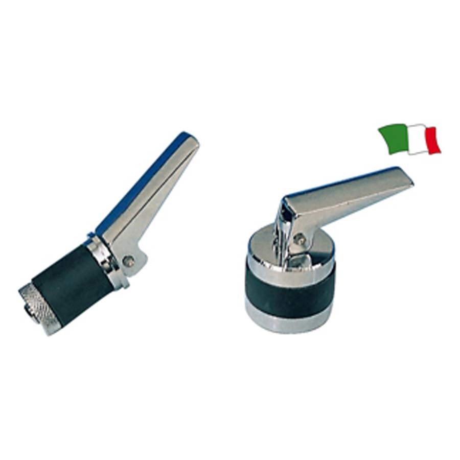 TAPPO A LEVA REGOLABILE OTTONE CROMATO 22MM