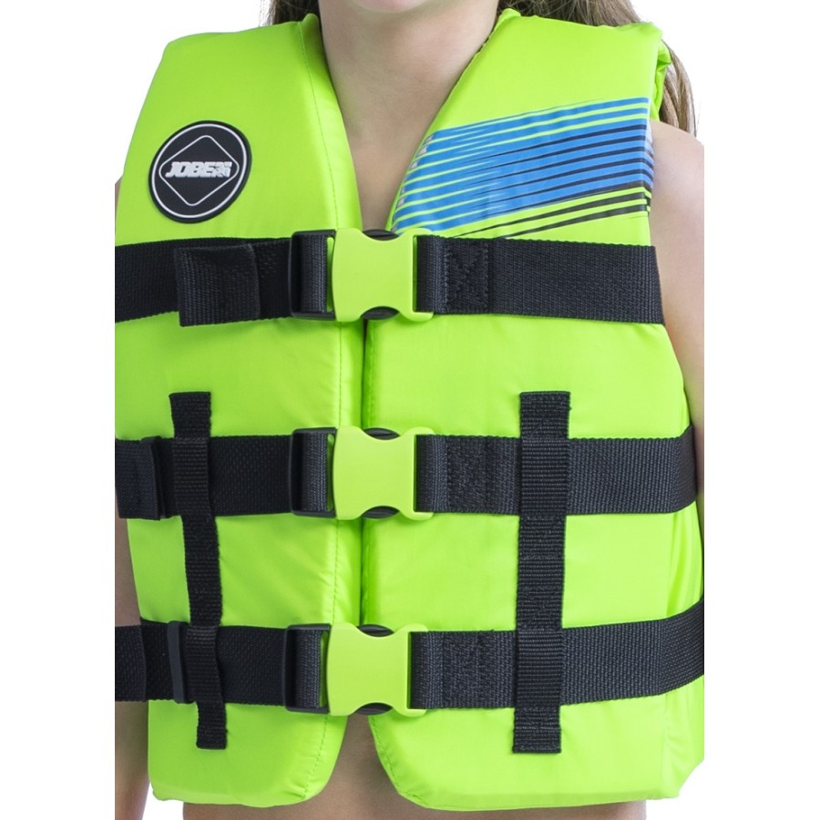 JOBE NYLON VEST YOUTH LIME GREEN