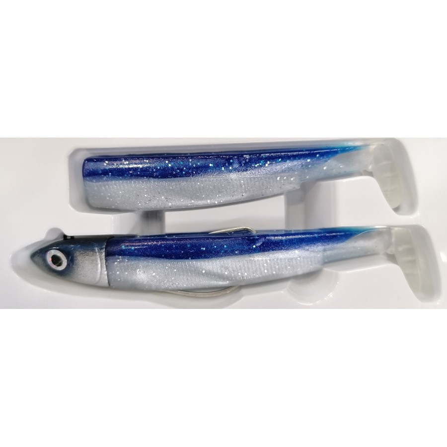 BLACK MINNOW 120MM COMBO 25GR BLEU