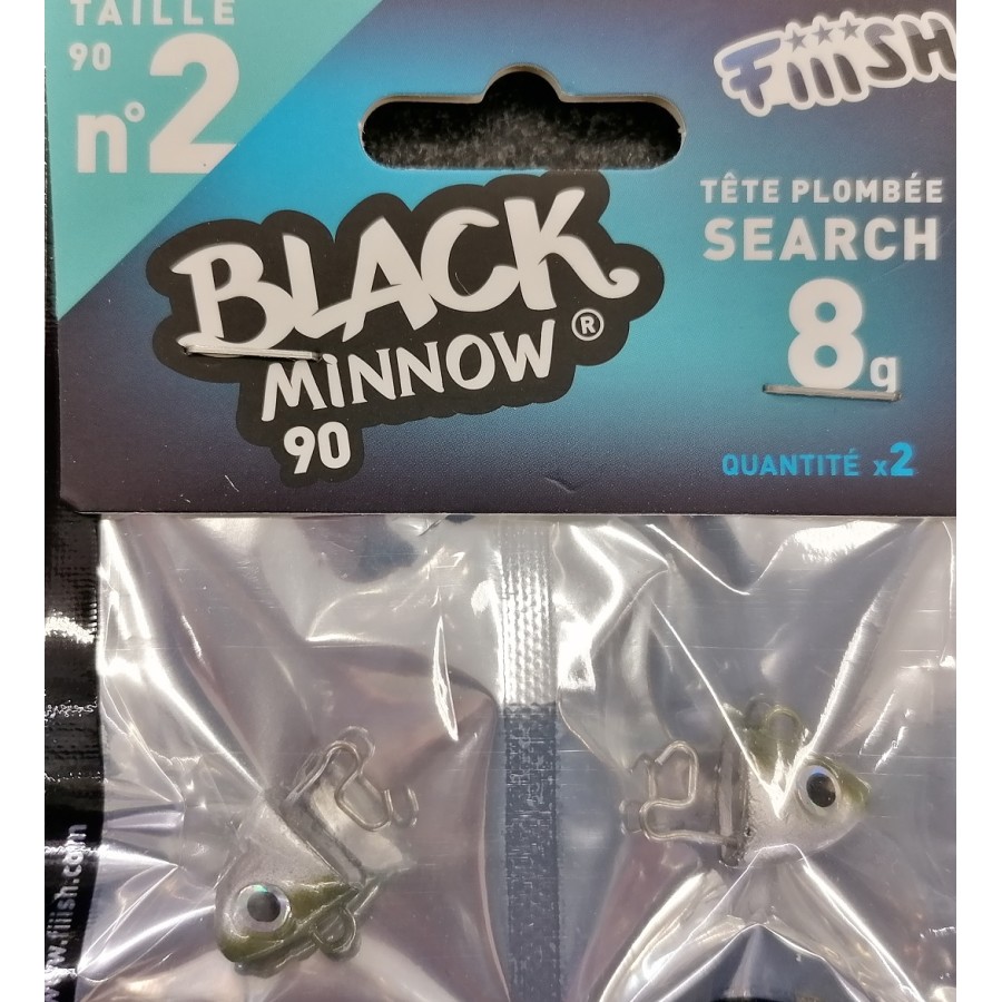 BLACK MINNOW N.2 SEARCH 8G (TESTA) 2PZ