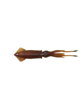 SAVAGE SALT 3D SWIN SQUID 125 MM RED BROWN